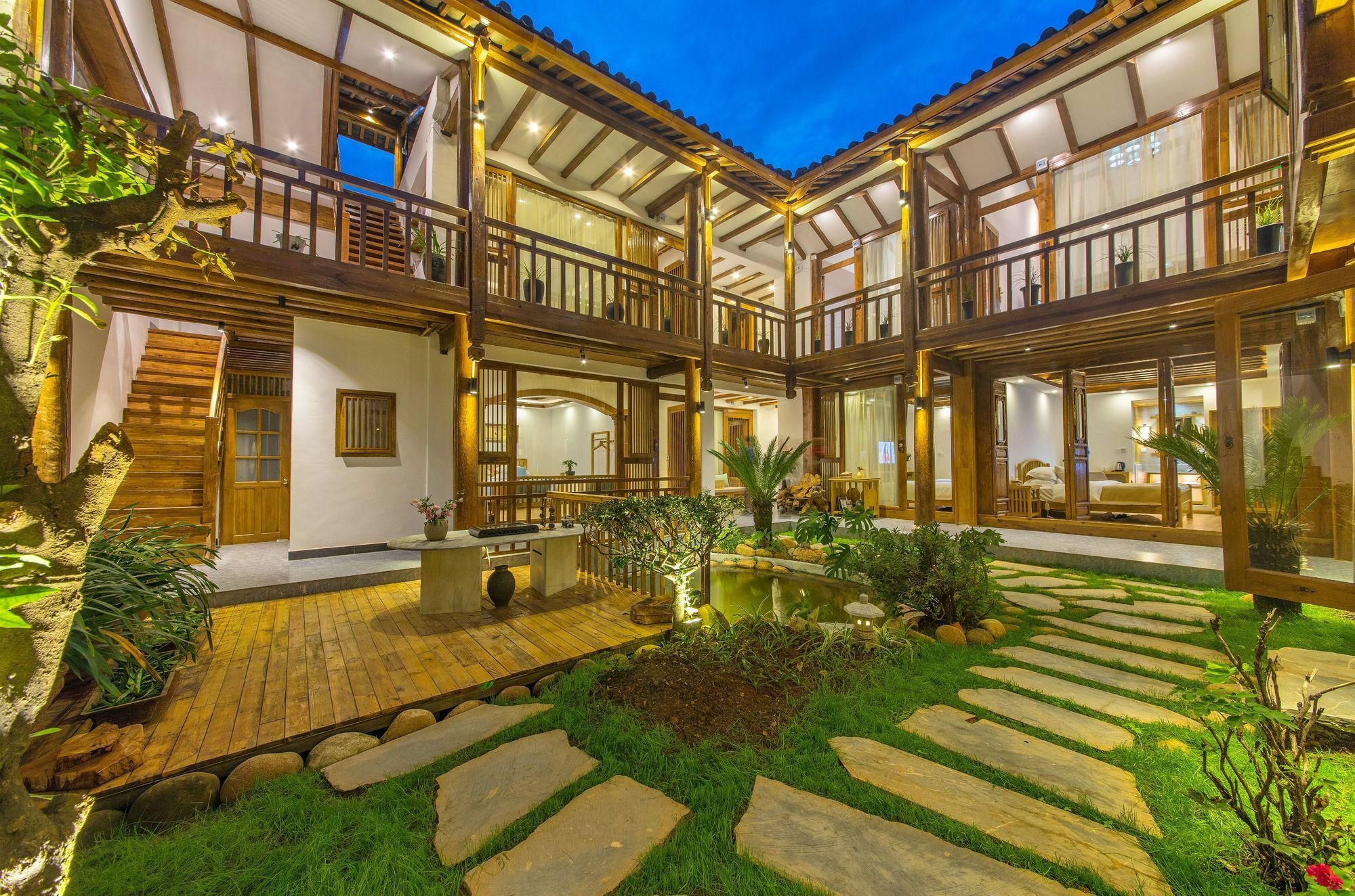 桐墅客栈 Lijiang Village House Exterior photo